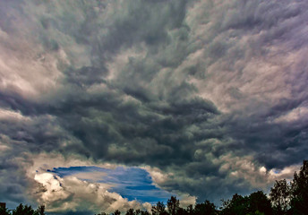 Beautiful dark clouds