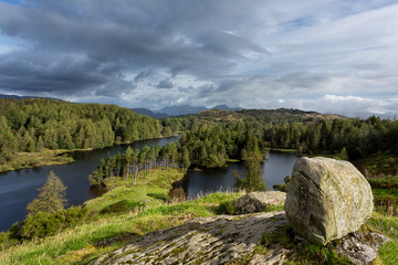 Fototapeta premium View over Tarn Hows in English Lake District