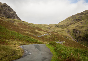 View toward Eskdale from HardKnott Pass