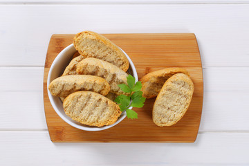 bowl of crispy rusks