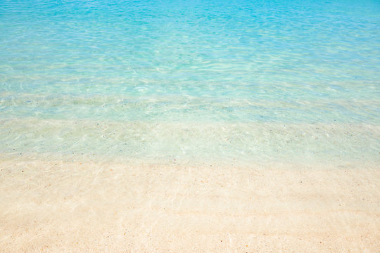 Calm Tropical Beach With Turquoise Water