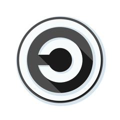 Obraz premium Copyleft Sign Illustration