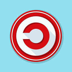 Fototapeta premium Copyleft Sign Illustration
