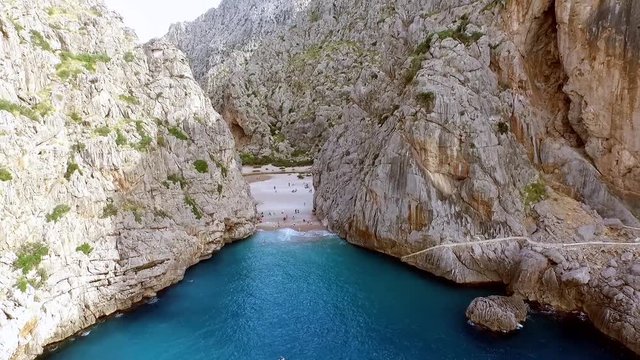 Mallorca Felsformation Sa Calobra