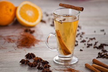 Rozgrzewająca herbata z cynamonem