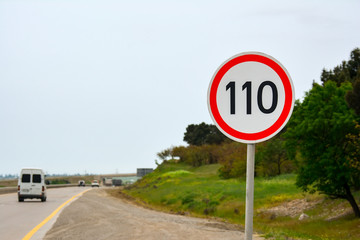 Speed limit sign