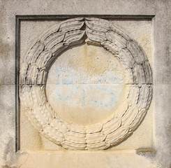 Relief concrete art