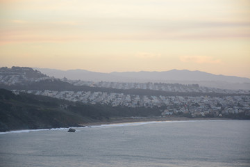 View from Golden Gate view point, San Francisco, California