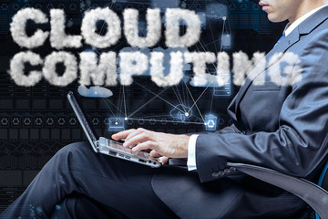 Cloud computing storage in IT concept