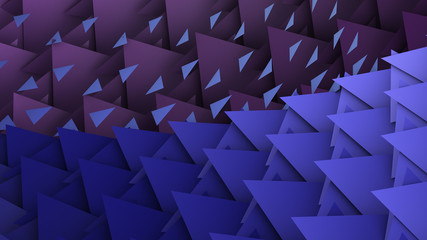 Blue and purple triangle background