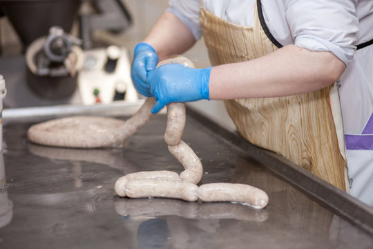 the production of sausages