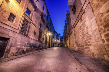 Toledo, Spain: the old town in the early morning
