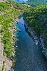 Obraz premium Moraca river canyon in Montenegro