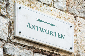 Schild 117 - Antworten