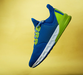 One colorful sneaker shoe