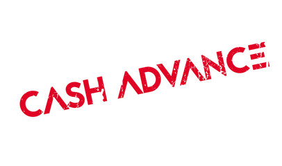 Cash Advance rubber stamp. Grunge design with dust scratches. Effects can be easily removed for a clean, crisp look. Color is easily changed.