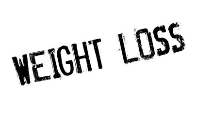 Weight Loss rubber stamp. Grunge design with dust scratches. Effects can be easily removed for a clean, crisp look. Color is easily changed.