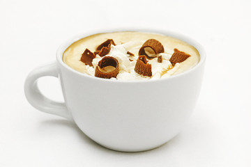 coffee cup and chocolate