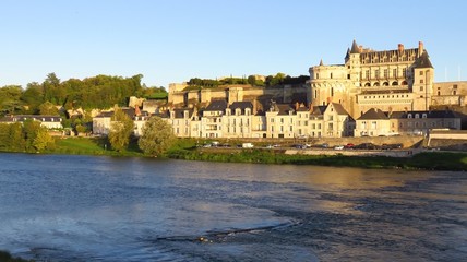 Château d’Amboise sur les bords de Loire (France)