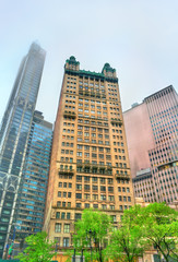 Fototapeta premium The Park Row Building in Lower Manhattan, New York