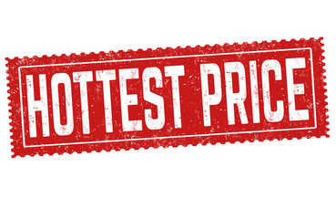 Hottest price sign or stamp