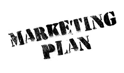 Marketing Plan rubber stamp. Grunge design with dust scratches. Effects can be easily removed for a clean, crisp look. Color is easily changed.