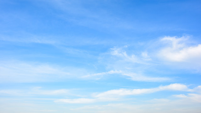 Blauer Himmel mit Wolken