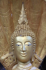 Fototapeta premium Bouddha du Samedi. Wat Inpeng. Temple of the Heavy Buddha. Vientiane. Laos. / Buddha Saturday. Wat Inpeng. Vientiane. Laos. ....