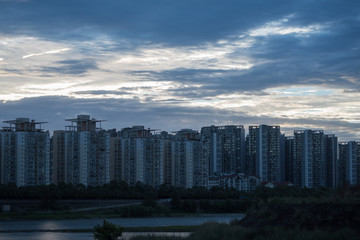 Fototapeta na wymiar Change in the Chinese city
