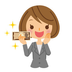 ビジネスウーマン　一万円