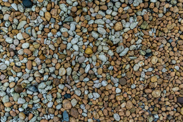 White and brown gravel texture