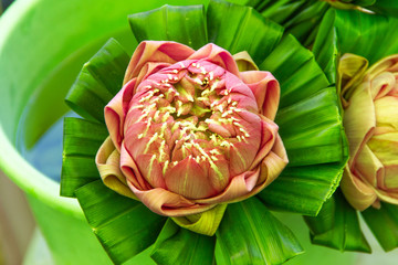 A bouquet of lilies for Buddha