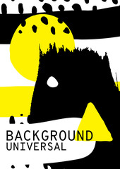 Simple decorative handmade background