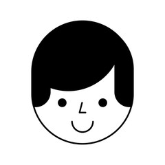 young man avatar character vector illustration design