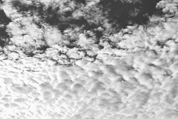 Soft Clouds - black and white