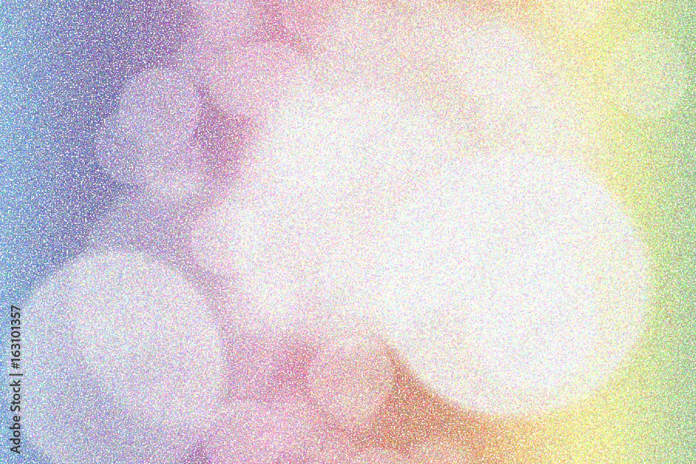 Wall mural pointillized colorful bokeh abstract background