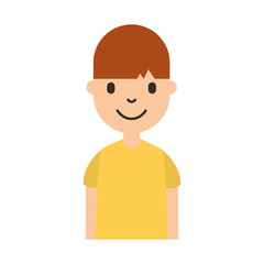 young man avatar character vector illustration design