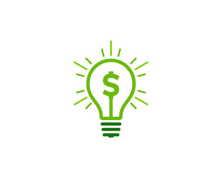 Money Idea Icon Logo Design Element