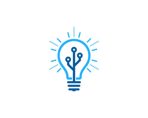 Tech Idea Icon Logo Design Element