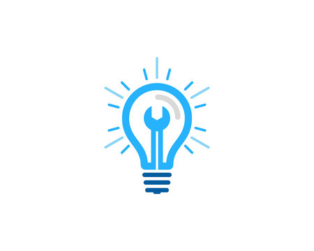 Repair Idea Icon Logo Design Element
