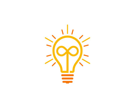 Infinite Idea Icon Logo Design Element