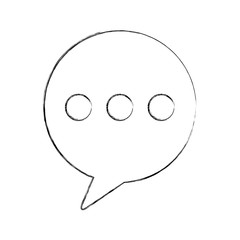 speech bubble message isolated icon vector illustration design