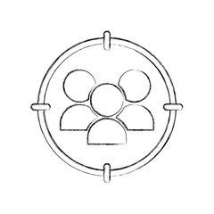 Obraz premium community avatars isolated icon vector illustration design