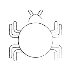 bug infection virus icon vector illustration design