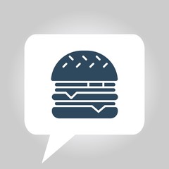 cheeseburger vector icon