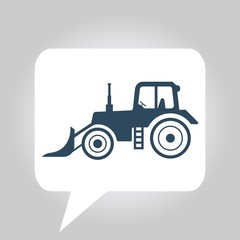 tractor vector icon