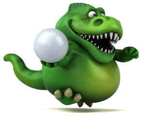 Fun dinosaur - 3D Illustration © Julien Tromeur