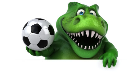 Fun dinosaur - 3D Illustration