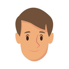 cartoon man young character smile image