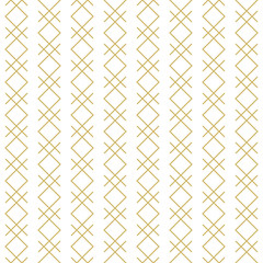 Stylish linear geometric seamless vector pattern.